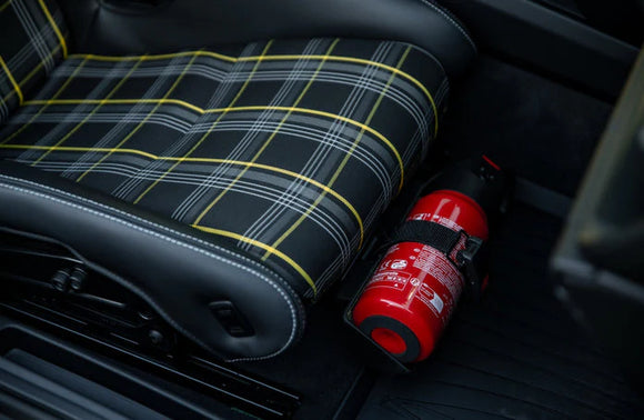 OEMExtinguishers Porsche 991 / 992 / 918 OEM Fire Extinguisher Kit - Lightweight Bucket Seats