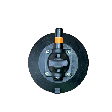 SeaSucker 6in. SeaSucker w/Flat-Top Stainless Steel D-Ring - Black