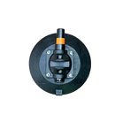 SeaSucker 6in. SeaSucker w/Flat-Top Stainless Steel D-Ring - Black-1