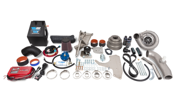 Vortech 1986-1993 5.0 Mustang H.O. Supercharging System w/V-3 Si. Polished Finis
