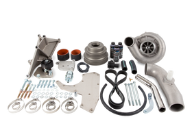 Vortech Tuner Kit. 1986-1993 5.0 Ford Mustang w/V-1 H/D Ti. Satin Finish - 0