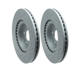 Cross Drilled Front Brake Rotor Set (345x30mm) - Audi / B8 / S4 / S5 / C7 / A6 / A7 / Q5 8R