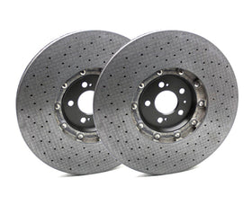 Front Carbon-Ceramic Brake Rotor Set (420x40mm) - Audi / C7 RS7