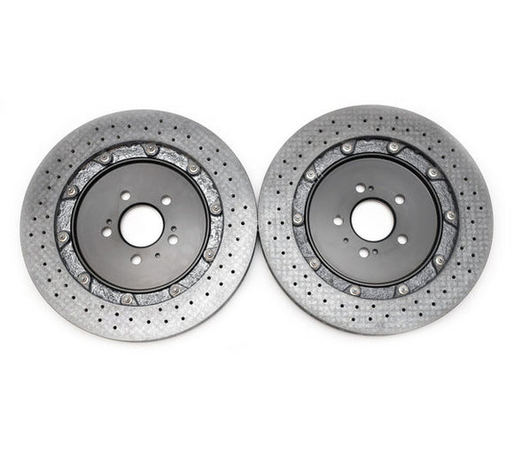 Rear Carbon-Ceramic Rotor Set (370x30mm) - Audi / C7 RS7
