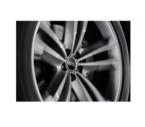 Dynamic Floating Center Caps "Audi Rings" (66mm) - Audi / Fitment Many Models - 0