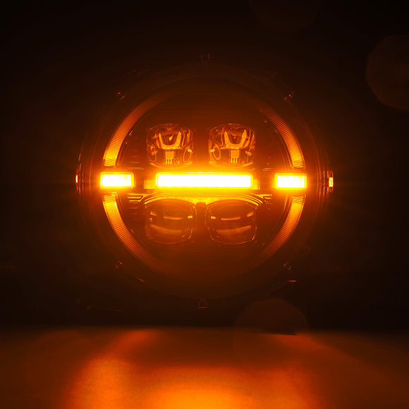 18-24 Jeep Wrangler JL/Gladiator JT NOVA-Series LED Projector Headlights Black