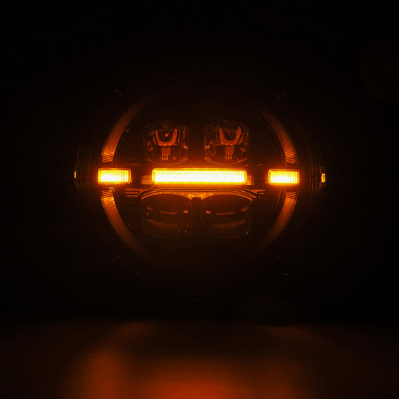 18-24 Jeep Wrangler JL/Gladiator JT NOVA-Series LED Projector Headlights Alpha-black