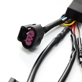 AlphaRex 17-19 Ford F250/F350/F450/F550 Stock LED Projector Headlight Converters - Pair - 0