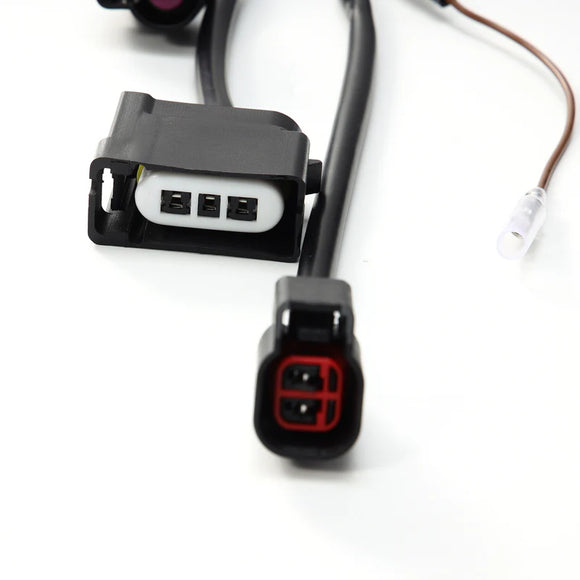 AlphaRex 17-19 Ford F250/F350/F450/F550 Stock LED Projector Headlight Converters - Pair