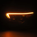 AlphaRex 23-24 Toyota Tacoma LUXX-Series LED Proj Headlights Alpha Blk w/Actv Light & Seq. Sig + DRL-3