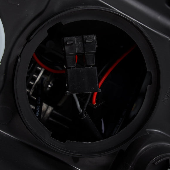 AlphaRex 19-21 Ram 2500 PRO-Series Projector Headlights Plank Style Black w/Activation Light