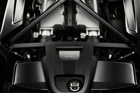 Audi OEM Carbon Inlay Engine Cover for 2017-2021 R8 (4S0103926B) - 0