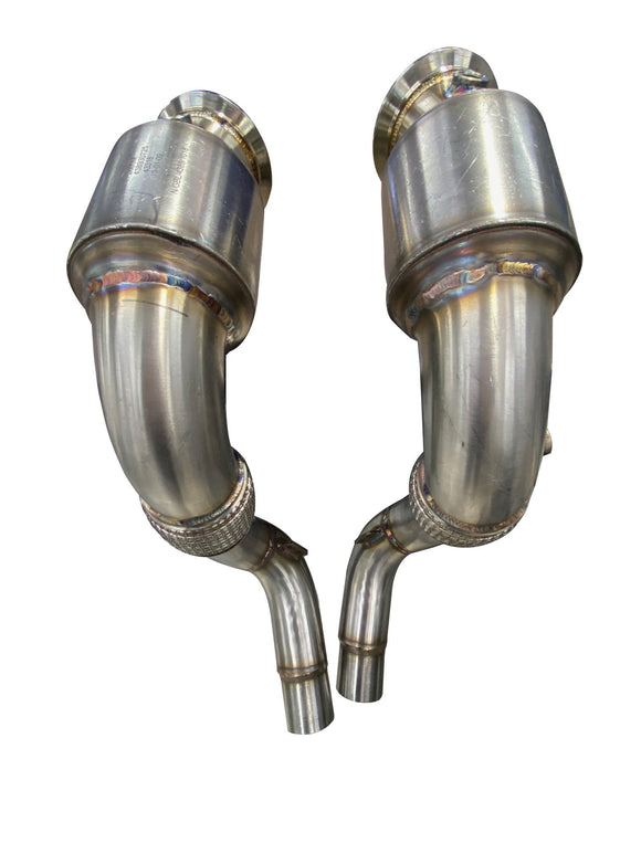 BMW S63 N63 CATTED DOWNPIPES | V8 BMW X5 M AND X6 M X5 X6 550I 650I