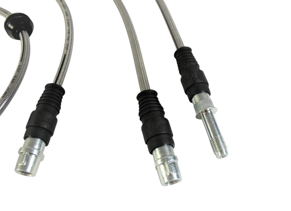 Flat 6 Motorsports - Performance Stainless Steel Brake Lines (Macan)