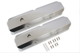 Mr. Gasket Fabricated Aluminum Valve Covers - Silver Finish Fits 1958-1976 Ford 332-428 FE Engines