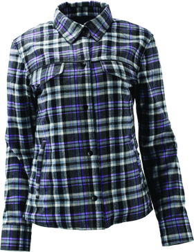 Kuryakyn Leather By River Road Cameo Flannel Moto Shirt Womens - 2XL