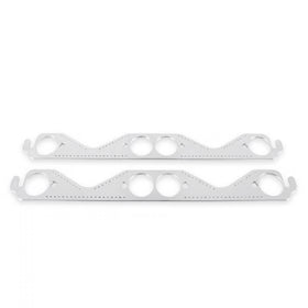 Mr. Gasket Header Gaskets - Aluminum Layered 1955-1991 Chevrolet 262-400 Gen I Small Block. Round Ports.