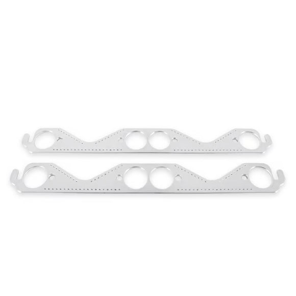 Mr. Gasket Header Gaskets - Aluminum Layered 1955-1991 Chevrolet 262-400 Gen I Small Block. Round Ports.