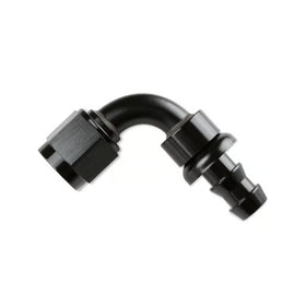 Mr. Gasket -12 AN 90 Degree Push-On Hose Ends - Black