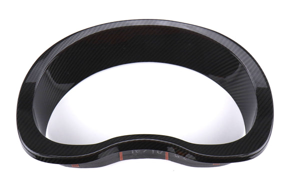 OLM LE Dry Carbon Fiber Speedometer Cluster Trim Cover - 2015 WRX 2015 STI 2014 Forester