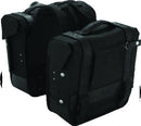 Burly Brand Throw-over Saddlebag - Black-1