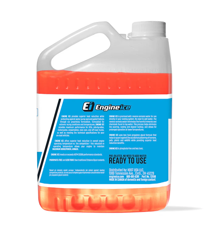 Engine Ice Hi Performance SXS/ATV Coolant + Antifreeze 1/2 Gal