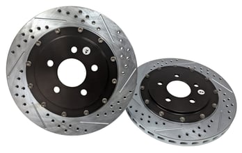 Baer EradiSpeed+ Fits 1994-04 Ford Mustang Cobra, Bullet and Mach1 w/OE 2-piston PBR front calipers