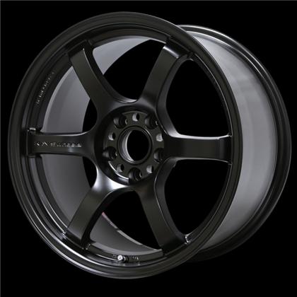 Gram Lights 57DR 17x9.0 +38 5-114.3 Semi Gloss Black Wheel