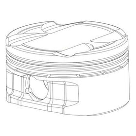 CP Piston & Ring Set for Toyota Yaris G16E-GTS Bore 87.51mm - Size +4mm - CR 10.5:1 - Set of 3 - 0