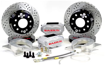 Baer SS4+ Fits Rear Ends w/Ford 9" Early Big Bearing Housing Ends, (5x4.5", 5x4.75"BC)