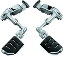 Kuryakyn Ergo III Adjustable Mount With Trident Dually ISO Pegs Chrome-1