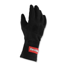 RACEQUIP 2-LYR SFI-5 GLOVE LRG BLACK