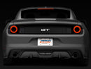 Raxiom 15-22 Ford Mustang Halo LED Tail Lights - Gloss Black Housing (Smoked Lens)-1