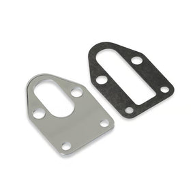 Mr. Gasket Fuel Pump Mounting Plate - Chrome Fits Small Block Chevrolet 265-400