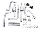 AWE 0FG Catback Exhaust for Silverado ZR2/Sierra AT4X - Quad Diamond Black Tips-10