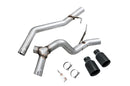 AWE Trail-to-Tread Conversion Kit (Dual Exhaust) for Jeep JT 3.6L - Diamond Black Tips-1
