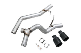 AWE Trail-to-Tread Conversion Kit (Dual Exhaust) for Jeep JT 3.6L - Diamond Black Tips