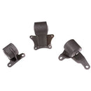 Innovative 90-93 Accord H/F Series Black Steel Mounts 75A Bushings-1