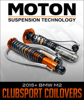 MOTON SUSPENSION 2-WAY CLUBSPORT COILOVERS: 2015+ BMW M2 - 0