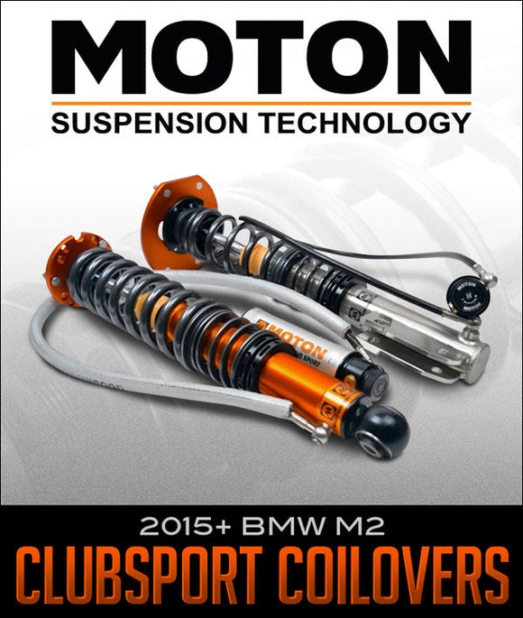 MOTON SUSPENSION 2-WAY CLUBSPORT COILOVERS: 2015+ BMW M2