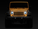 Raxiom 97-18 Jeep Wrangler TJ/JK 7-Inch LED Headlights w/ Halos- Black Housing (Clear Lens)-10