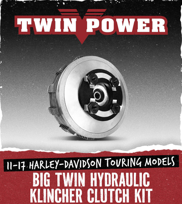 Twin Power 11-17 Big Twin With Hydraulic Clutch Klincher Clutch Kit