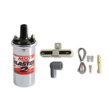 MSD Coil. Blaster 2. Chrome. with Ballast/Hardware