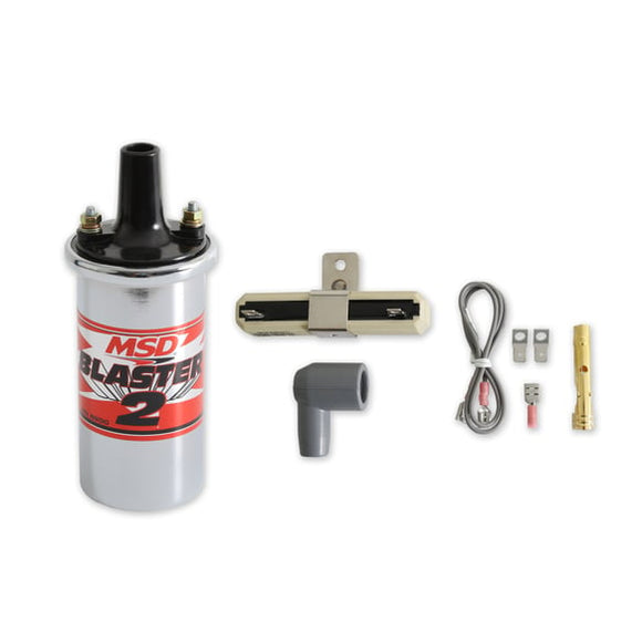 MSD Coil. Blaster 2. Chrome. with Ballast/Hardware