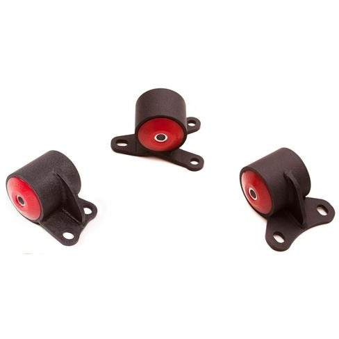 Innovative 94-01 Integra B-Series Black Steel Mounts 75A Bushings (Auto Trans)
