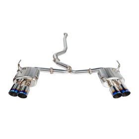 Remark 2015+ Subaru WRX/STi 4in Quad Cat-Back Exhaust Titanium Stainless Resonated