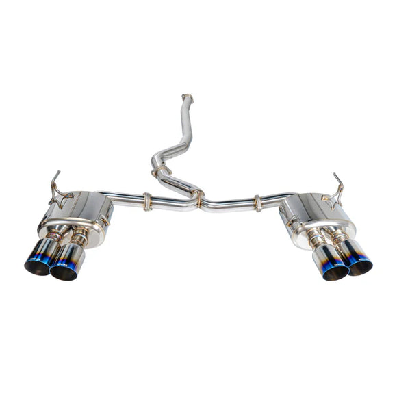 Remark 2015+ Subaru WRX/STi 4in Quad Cat-Back Exhaust Titanium Stainless Resonated