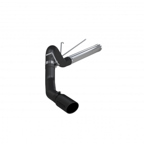 MBRP 10-12 Dodge 2500/3500 Cummins 6.7L Filter Back Single Side Black Coated Exhaust System