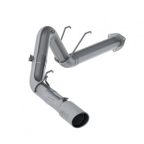 MBRP 17-19 Ford F-250/350/450 6.7L 4in Filter Back Single Tip Side Exit T409 Exhaust System
