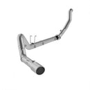 MBRP 08-10 Ford 6.4L F250/350/450 4 inch Filter Back Single Side Exit Aluminum and Down Pipe-1